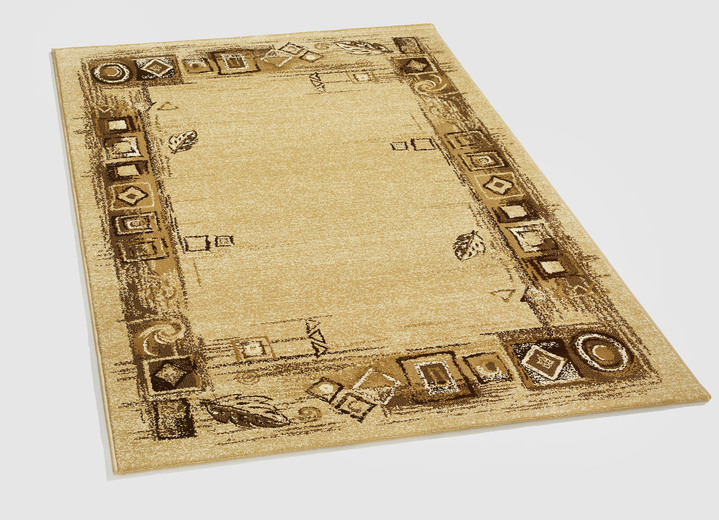 Klassisch - Brücken und Teppiche für Fußbodenheizung geeignet, in Größe 111 (Brücke, 60x110 cm) bis 300 (Teppich, 400x500 cm), in Farbe BEIGE Ansicht 3