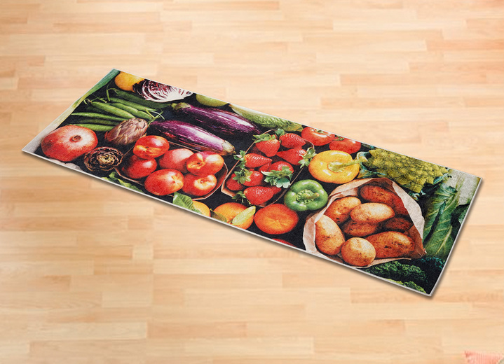Modern - Küchenäufer und -teppich, rutschhemmende Latex-Rückseite, in Größe 142 (Küchenläufer, 65x180 cm) bis 164 (Küchenteppich, 120x170 cm), in Farbe MULTICOLOR Ansicht 1