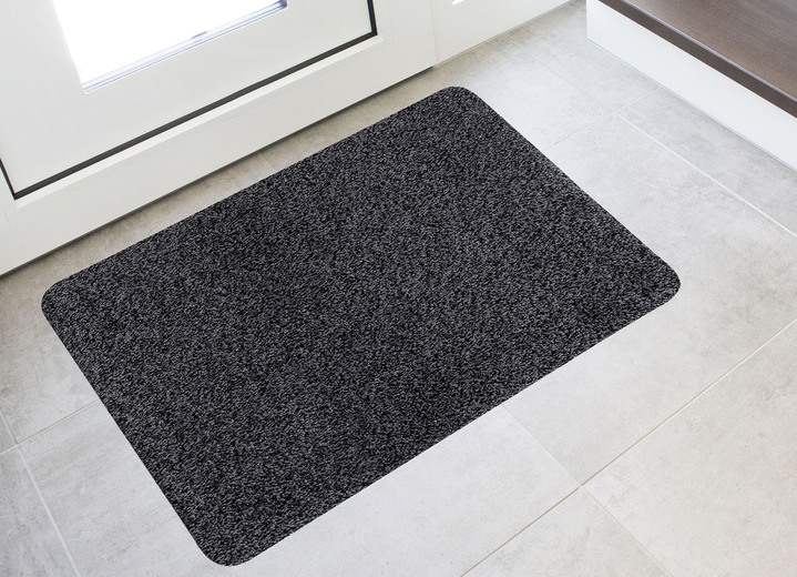 Fußmatten - Waschbare Schmutzfangmatte für innen und außen, in Größe 101 (40x 60 cm) bis 120 (100x150 cm), in Farbe ANTHRAZIT Ansicht 1