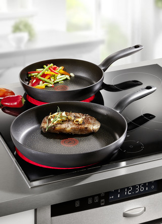 Tefal Edelstahl-Pfannen, 2-teilig