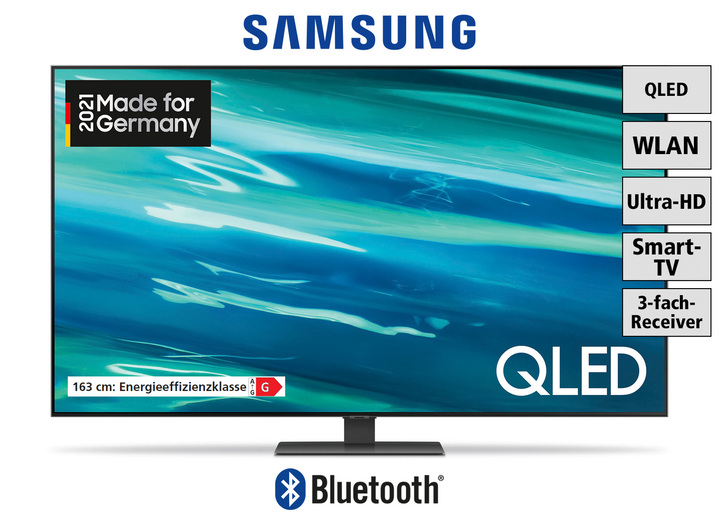 Fernseher - Samsung 4K-QLED-Fernseher, in Farbe ANTHRAZIT Ansicht 1