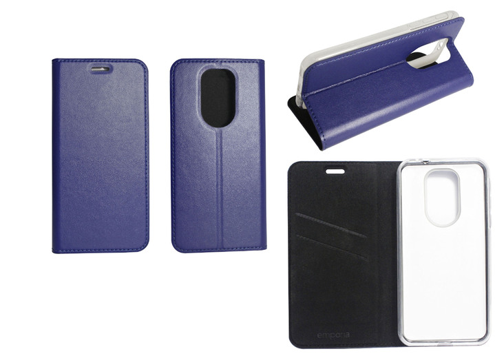 Mobil-Telefone - Schutzhülle mit Standfunktion, in Farbe BLAU