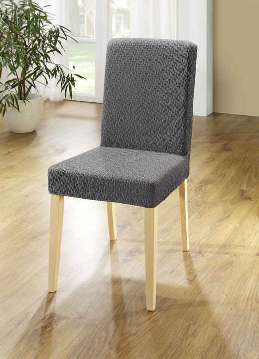 Sessel- & Sofaüberwürfe - Stretchbezüge mit schöner Strukturierung Ansicht 26 Sessel- & Sofaüberwürfe - Stretchbezüge mit schöner Strukturierung, in Größe 101 (Sesselbezug) bis 115 (Stuhlbezüge, 4er-Set), in Farbe BEIGE Ansicht 26