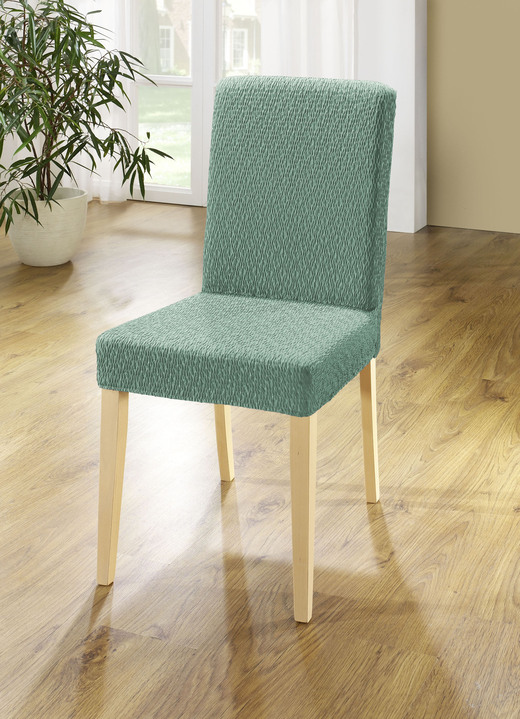 Sessel- & Sofaüberwürfe - Stretchbezüge mit schöner Strukturierung Ansicht 28 Sessel- & Sofaüberwürfe - Stretchbezüge mit schöner Strukturierung, in Größe 101 (Sesselbezug) bis 115 (Stuhlbezüge, 4er-Set), in Farbe BEIGE Ansicht 28