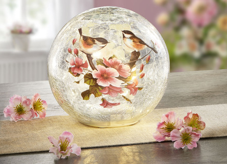 Glaskugel mit Beleuchtung