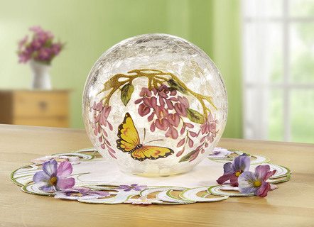 Glaskugel mit Beleuchtung