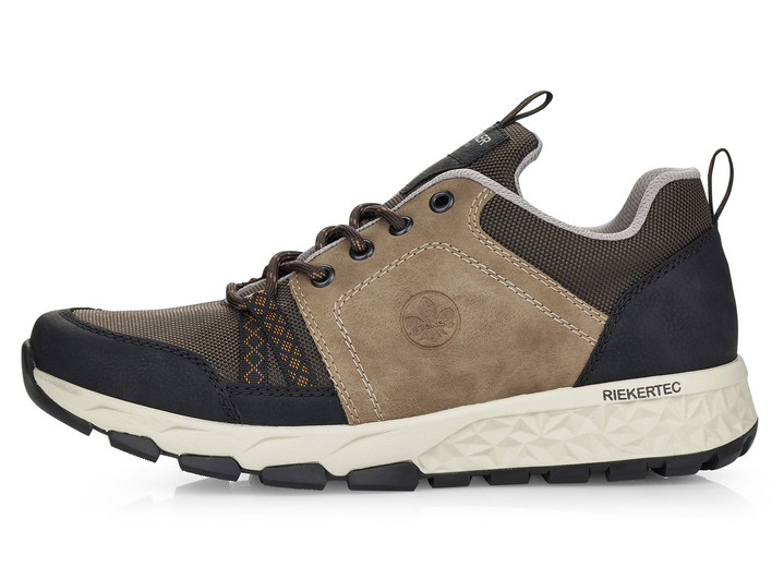 - Rieker Sneaker mit Schnürung, in Größe 040 bis 047, in Farbe TAUPE-BRAUN-SCHWARZ Ansicht 3
