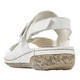 Sandaletten & Pantoletten - Rieker, bequeme Damen-Sandalen, Weite H, mit herausnehmbarem Fußbett, in Größe 036 bis 042, in Farbe WEISS – Farbe WEISS – Ansicht 3