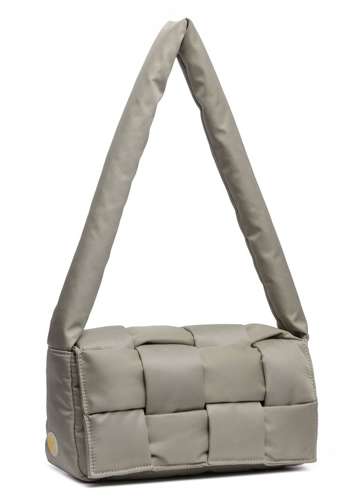 - Collezione Alessandro Tasche aus zart glänzendem Textilmaterial, in Farbe TAUPE Ansicht 2