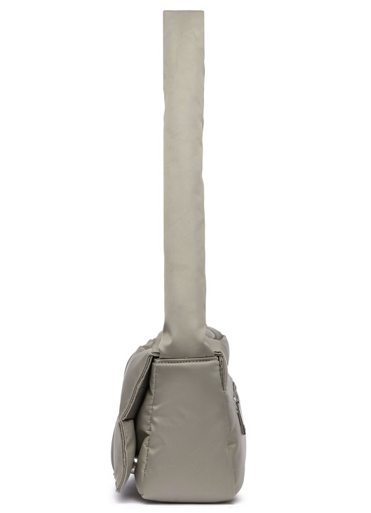 - Collezione Alessandro Tasche aus zart glänzendem Textilmaterial, in Farbe TAUPE Ansicht 4