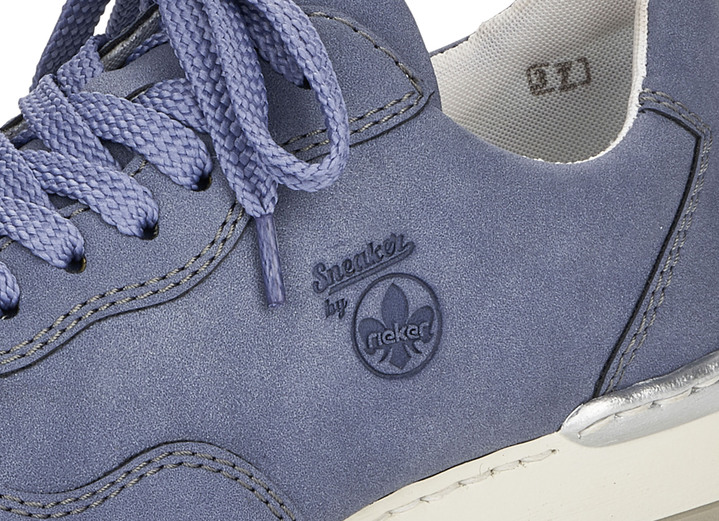- Rieker Sneaker mit Schnürung, in Größe 036 bis 042, in Farbe JEANSBLAU Ansicht 3