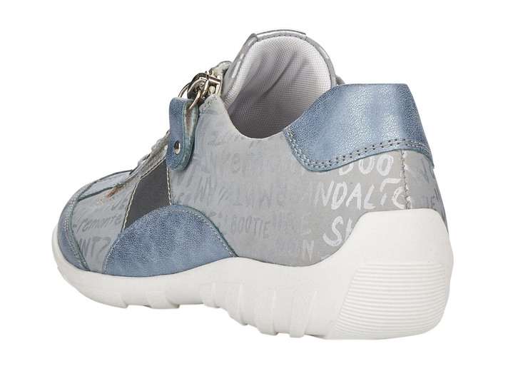 Remonte - Remonte Sneaker mit bedruckten Besätzen Ansicht 6 Remonte - Remonte Sneaker mit bedruckten Besätzen, in Größe 036 bis 043, in Farbe HELLBLAU-SILBER Ansicht 6