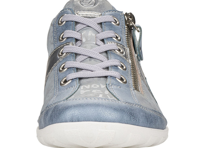 Remonte - Remonte Sneaker mit bedruckten Besätzen Ansicht 5 Remonte - Remonte Sneaker mit bedruckten Besätzen, in Größe 036 bis 043, in Farbe HELLBLAU-SILBER Ansicht 5