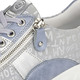 Remonte - Remonte Sneaker mit bedruckten Besätzen – Farbe HELLBLAU-SILBER – Ansicht 3 Remonte - Remonte Sneaker mit bedruckten Besätzen, in Größe 036 bis 043, in Farbe HELLBLAU-SILBER – Farbe HELLBLAU-SILBER – Ansicht 3