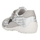Remonte - Remonte Sneaker mit bedruckten Besätzen – Farbe HELLGRAU-WEISS – Ansicht 6 Remonte - Remonte Sneaker mit bedruckten Besätzen, in Größe 036 bis 043, in Farbe HELLBLAU-SILBER – Farbe HELLGRAU-WEISS – Ansicht 6