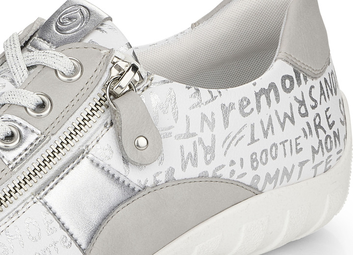 Remonte - Remonte Sneaker mit bedruckten Besätzen Ansicht 10 Remonte - Remonte Sneaker mit bedruckten Besätzen, in Größe 036 bis 043, in Farbe HELLBLAU-SILBER Ansicht 10