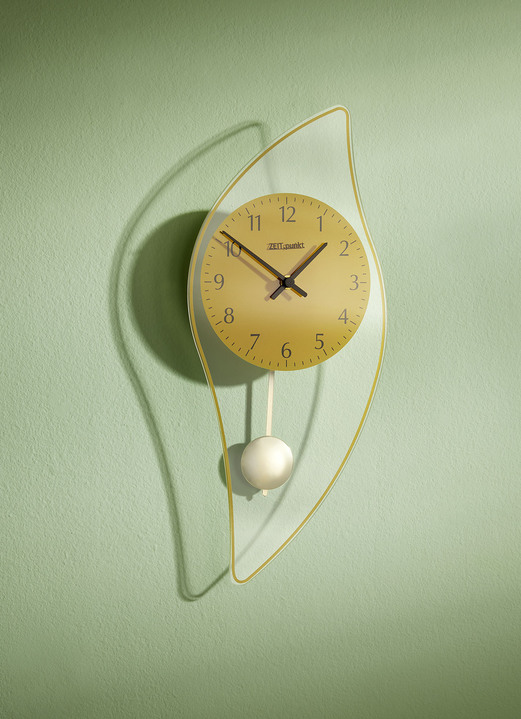- Wanduhr mit arabischen Ziffern, in Farbe GOLD