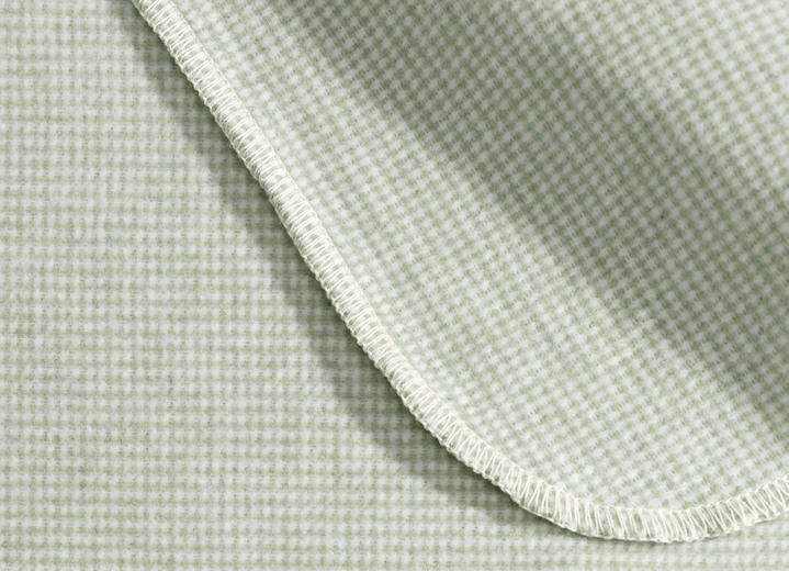 - Komfortable Wohndecke aus Baumwolle, in Farbe BLAU Ansicht 2