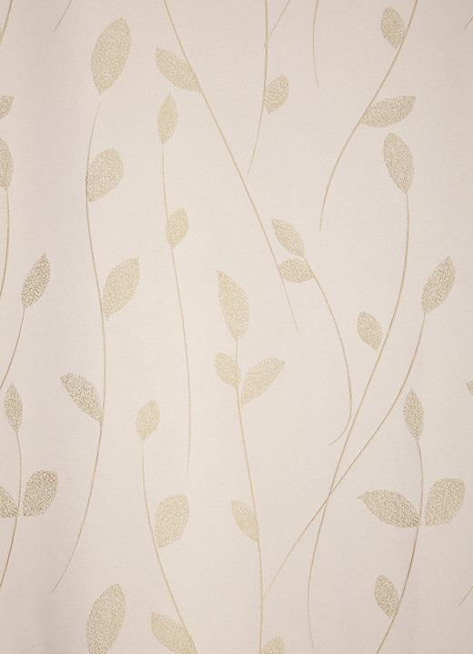 - Übergardine in Stickerei-Optik mit Kräuselband, in Größe 358 (H145xB130 cm) bis 456 (H245xB130 cm), in Farbe NATUR Ansicht 2