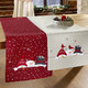 Tischdecken - Zauberhafte Tisch- und Raumdekoration mit Schneemann-Motiven, in Größe 130 (Deckchen, 35/ 50 cm) bis 404 (Kissenbezug, 40/ 40 cm), in Farbe GRÜN – Farbe GRÜN – Ansicht 4