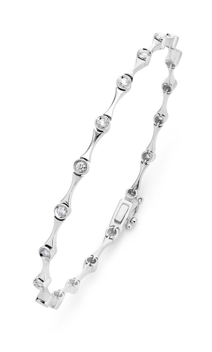 - Armband aus Platin, in Farbe  Ansicht 2