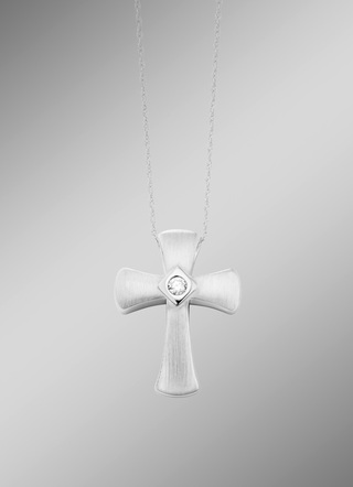 Kreuz-Anhänger aus Platin