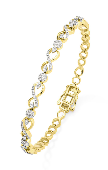 - Armband mit 115 Brillanten, in Farbe  Ansicht 2