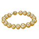 - Armband mit goldenen Südsee-Perlen, in Farbe  – Ansicht 2