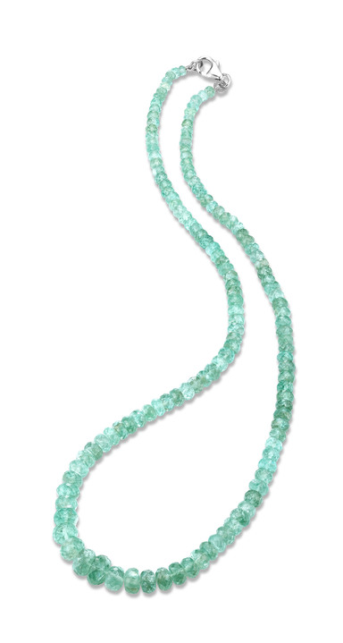 - Zeitlose Halskette mit Neon-Apatit, in Farbe  Ansicht 2