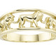 Ringe - Moderner Löwen-Motiv Damenring – Ansicht 2 Ringe - Moderner Löwen-Motiv Damenring, in Größe 160 bis 220, in Farbe  – Ansicht 2