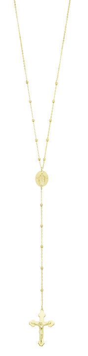 Halsketten - Rosenkranz-Ankerkette aus Gold, in Farbe  Ansicht 2