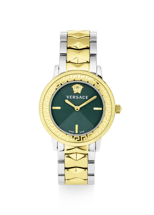 Partneruhren - Versace-Swiss-Made-Quartz-Partneruhren, in Farbe , in Ausführung Damenuhr Ansicht 2