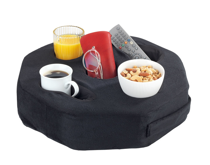 - Sofa-Getränke-Butler mit Tragegriff, in Farbe SCHWARZ Ansicht 2