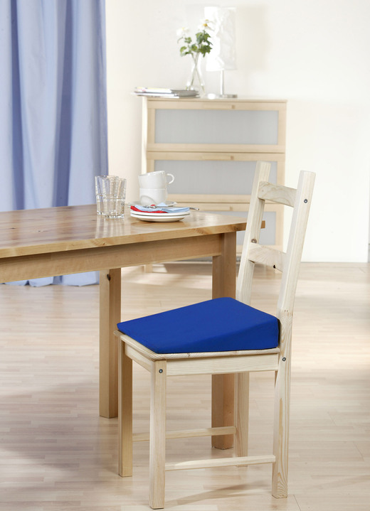 Sitzhilfen - Keilkissen Ansicht 4 Sitzhilfen - Keilkissen, in Farbe BLAU-WEISS Ansicht 4
