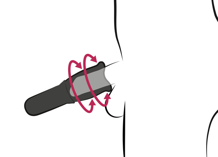 Erotik - Masturbator mit rotierenden Reizzungen, in Farbe SCHWARZ Ansicht 3