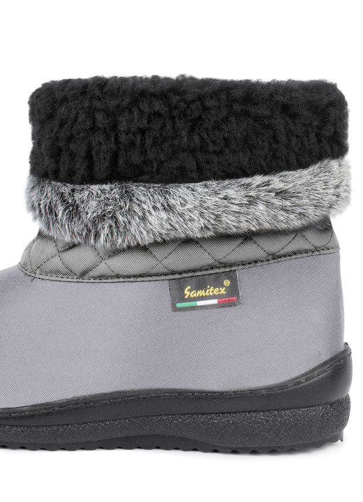 Gesundheitsschuhe - Winterstiefel mit Kunstpelzkragen, in Größe 036 bis 043, in Farbe BORDEAUX Ansicht 3