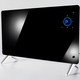 Raumklima - Ultraflaches Glas-Heizpanel mit LED-Display, in Farbe SCHWARZ