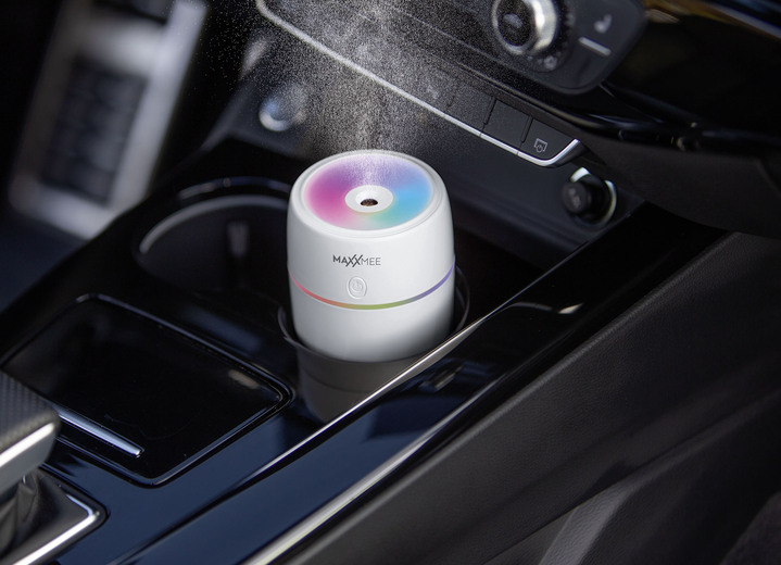 - Tragbarer Mini-Luftbefeuchter mit LED-Beleuchtung, in Farbe WEISS Ansicht 2