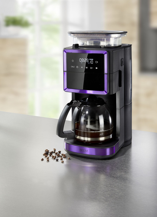 - Beem Fresh-Aroma-Perfect III Duo Kaffeemaschine mit Glas- und Thermokanne, in Farbe LILA Ansicht 1