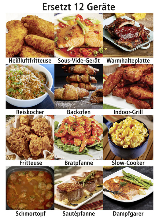 - 12-in-1 PowerXL Multikocher Ansicht 5 - 12-in-1 PowerXL Multikocher, in Farbe SCHWARZ Ansicht 5