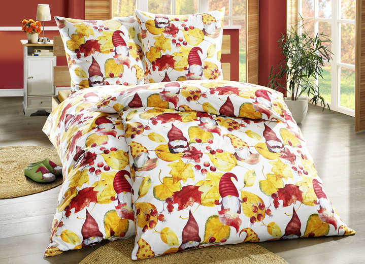 - Bettwäsche-Garnitur aus Flanell-Qualität, in Größe 112 (80/80 cm + 135/200 cm) bis 115 (80/80 cm + 155/220 cm), in Farbe MULTICOLOR Ansicht 2