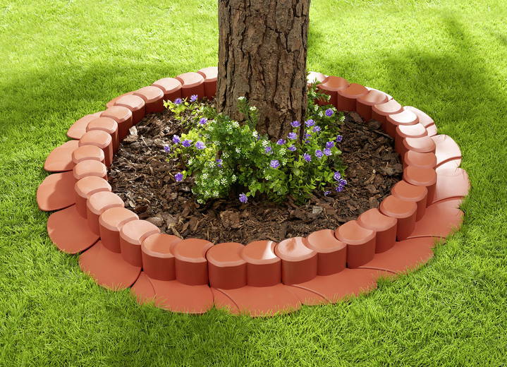 Gartenpflege - Flexi-Rasenkante, 8er-Set, mit Fahrspur, in Farbe TERRA Ansicht 1
