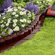 Garten - Flexi-Rasenkante, 8er-Set, mit Fahrspur, in Farbe DUNKELBRAUN – Farbe DUNKELBRAUN – Ansicht 2