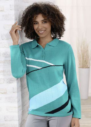 Pullover mit feiner Biesenstruktur