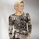 Sets - 2-teiliges Set bestehend aus Shirt und Weste – Farbe SCHWARZ-BEIGE – Ansicht 2 Sets - 2-teiliges Set bestehend aus Shirt und Weste, in Größe 038 bis 056, in Farbe SCHWARZ-BEIGE – Farbe SCHWARZ-BEIGE – Ansicht 2