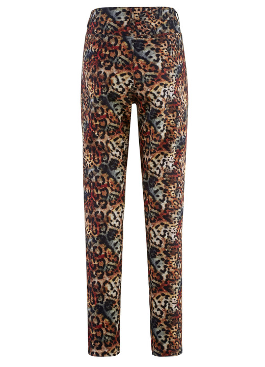 Hosen - Hose in angesagter Tierfelldessinierung Ansicht 2 Hosen - Hose in angesagter Tierfelldessinierung, in Größe 017 bis 050, in Farbe TERRA-BUNT Ansicht 2
