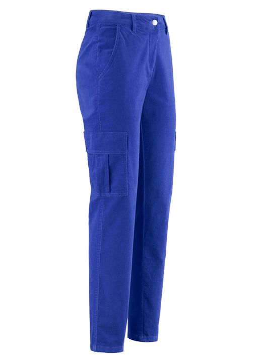 Hosen - Cargohose, in Größe 017 bis 050, in Farbe ROYALBLAU Ansicht 1