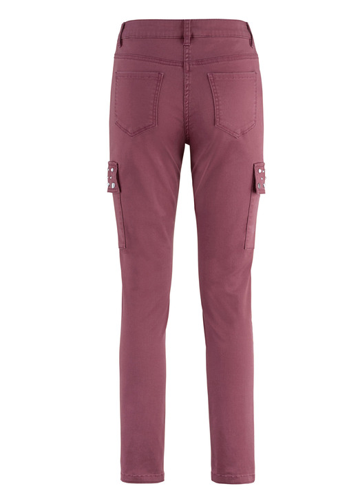 Hosen - Cargohose in 5-Pocket-Form, in Größe 017 bis 050, in Farbe LAVENDEL Ansicht 6