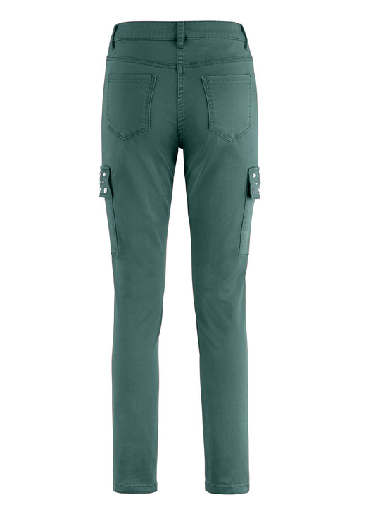 Hosen - Cargohose in 5-Pocket-Form, in Größe 017 bis 050, in Farbe LAVENDEL Ansicht 10