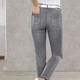 Jeans - Bauchweg-Jeans in 5-Pocket-Form – Farbe GRAU – Ansicht 2 Jeans - Bauchweg-Jeans in 5-Pocket-Form, in Größe 018 bis 052, in Farbe SCHWARZ – Farbe GRAU – Ansicht 2